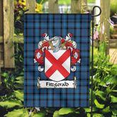 Fitzgerald Tartan Crest Garden Flag